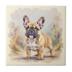 Cachorro Frenchie Bonito Cor Bege Tan Bulldog Fran