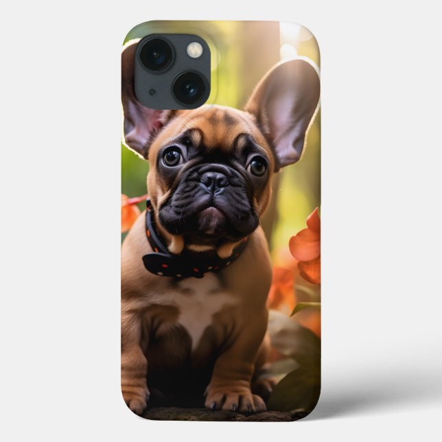🐶💗Cachorro Frenchie doce em uma selva (Verso)