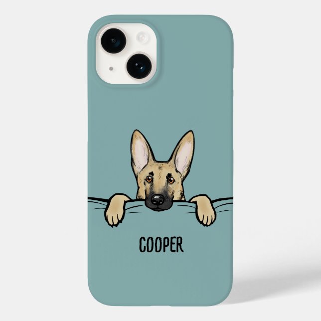 Cachorro german shepherd Personalizado (Verso)