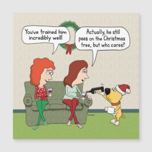 Cachorro giro e engraçado servindo vinho no Natal