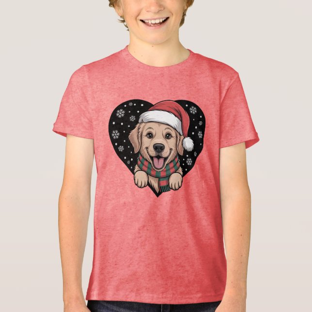 Cachorro Golden Retriever de Natal - Cachorro de P (Frente)