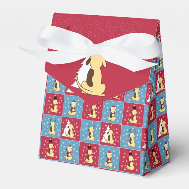 Cachorro Gordo Caixa de Natal (Frente)