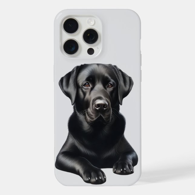 Cachorro Labrador Preto (Verso)