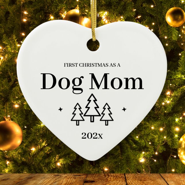 Cachorro Mãe Primeiro Ornamento de Natal (Dog Mom First Christmas Ornament
)
