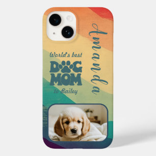 Cachorro Mãe Retro Groovy Foto Personalizada