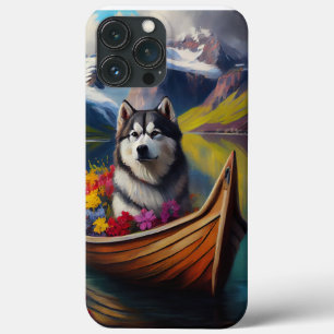 Cachorro Malamute do Alasca em Paddle: Uma Aventur