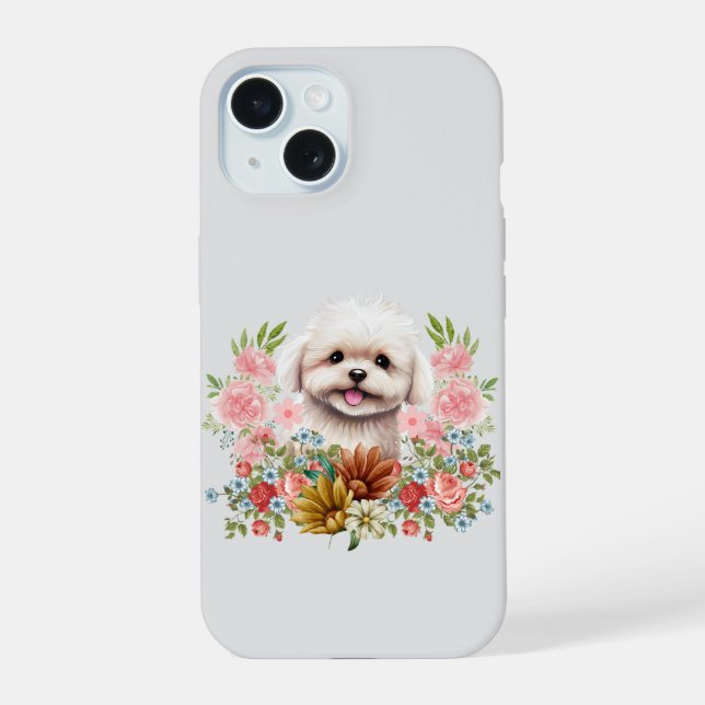 Cachorro Maltês com Flores, Cachorro Maltês (Verso)