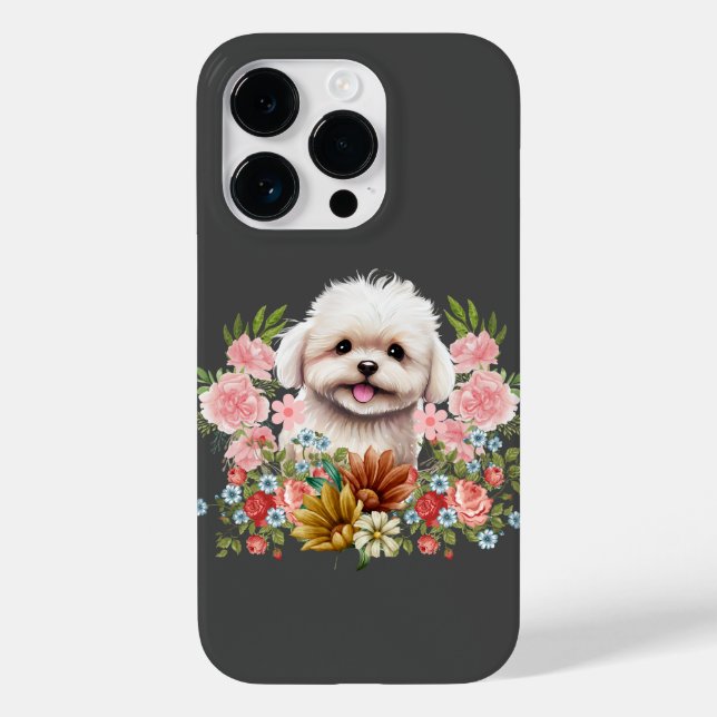 Cachorro Maltês com Flores, Cachorro Maltês (Verso)