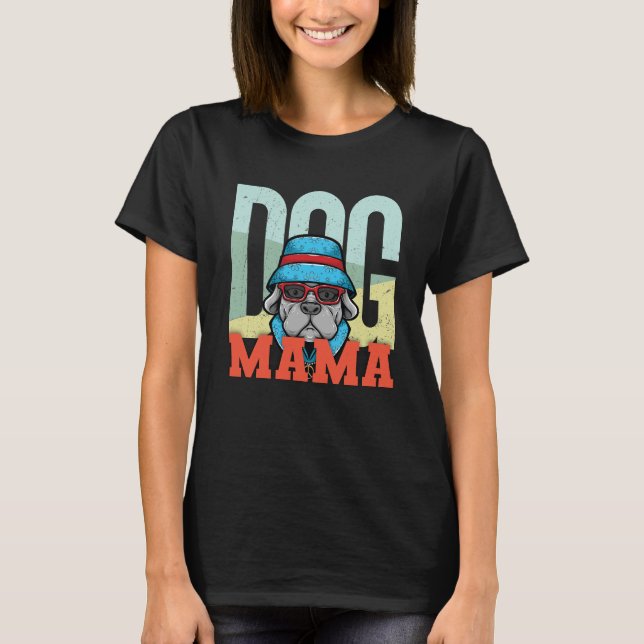 Cachorro mama camisetas e capuzes (Frente)
