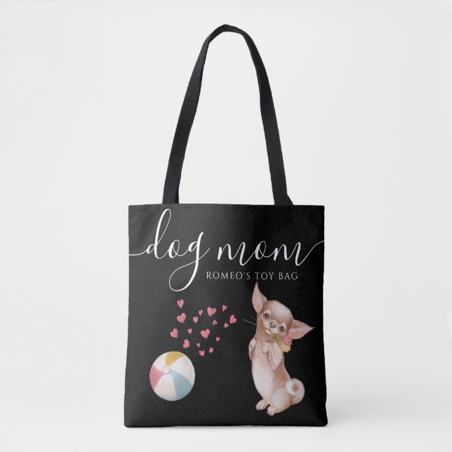 Cachorro Mamãe Toy Tote Bag (Frente)