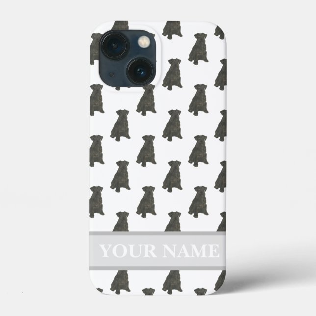 Cachorro Negro Personalizado (Verso)