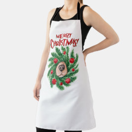 Cachorro Nose Christmas Wreath