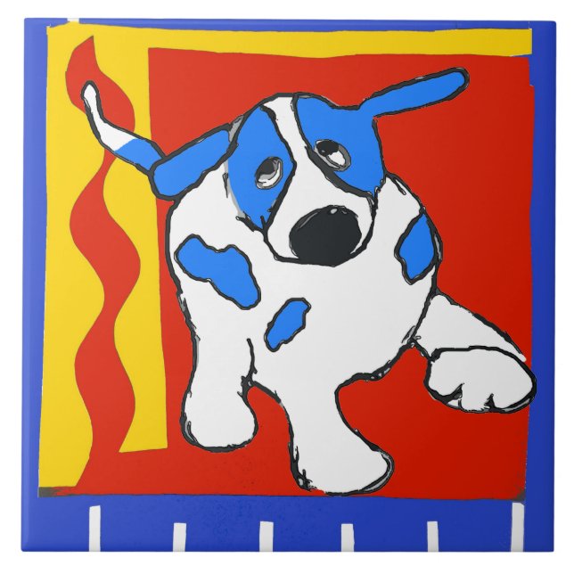 Cachorro, Olho Delft Holandês (Frente)