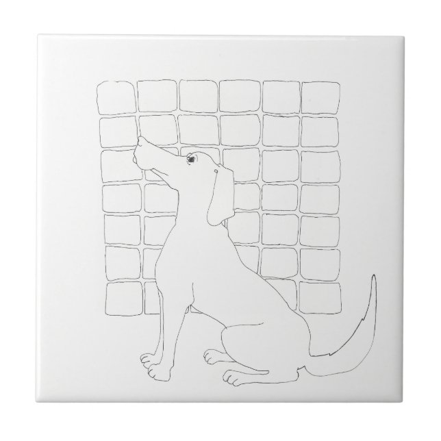 Cachorro Original Desenhando Cachorro Chinês Ano d (Frente)