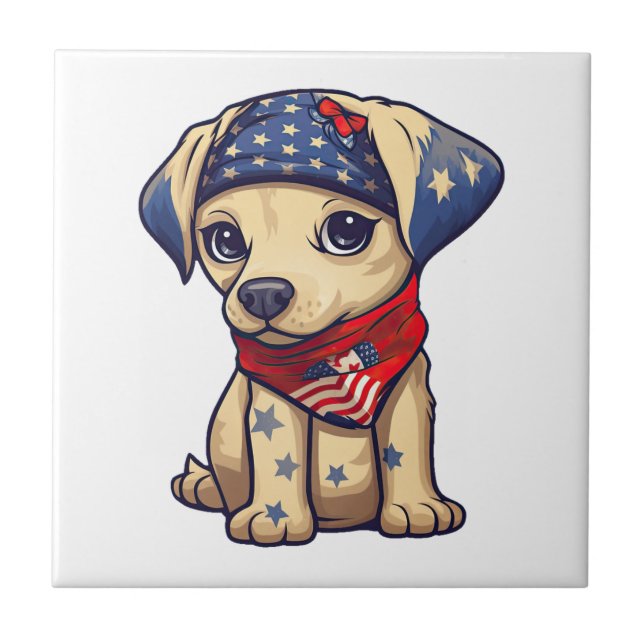 Cachorro Patriota - Estilo 12 (Frente)