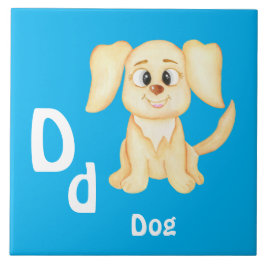 Cachorro personalizado ABC: Letra D - Adicione seu