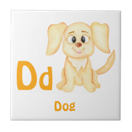 Cachorro personalizado ABC: Letra D - Adicione seu