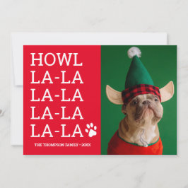 Cachorro personalizado engraçado Foto Howl la la l