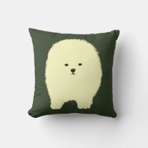 Cachorro, Pomerânia Fofo, Almofada de desenho de a