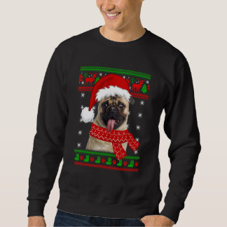Cachorro Pug Suéter Feio Natal Cachorrinho