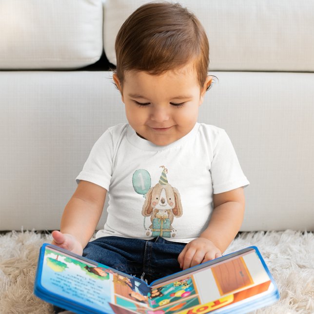 Cachorro Puppy Primeira Camisa De Festa de anivers (Criador carregado)