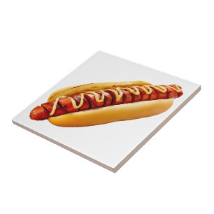 Cachorro-quente do SlipperyJoe's com vibe de churr