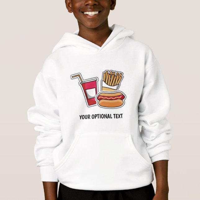 Cachorro quente e fria camisas de texto personaliz (Frente)