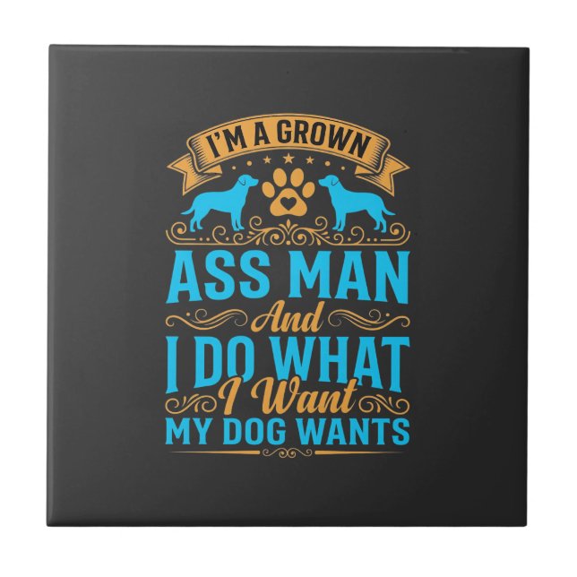 Cachorro Quer Homem Crescido Engraçado (Frente)