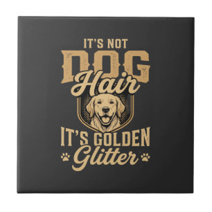 Cachorro Retriever Dourado Engraçado Cabelo Brilho