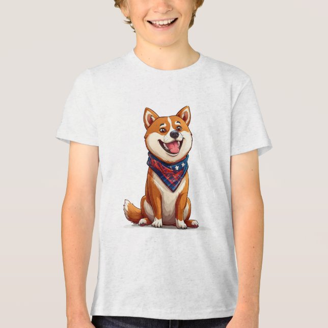 Cachorro Shiba Inu Feliz (Frente)