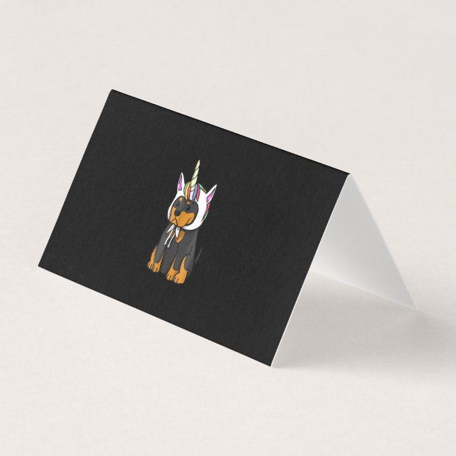 Cachorro Unicórnio Rottweiler (Frente)