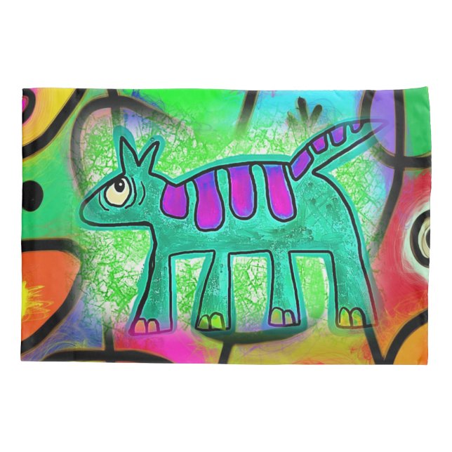 Cachorro Whimsic do travesseiro (Verso)