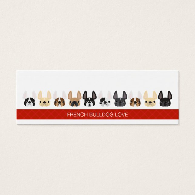 Cachorros franceses animados e bonitos (Frente)