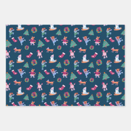 Cachorros Gelados Pintados Azuis Pintados