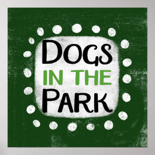 Cachorros Na Arte Da Parede Da Poster Park