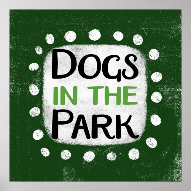 Cachorros Na Arte Da Parede Da Poster Park (Frente)