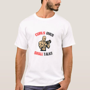 Cachos Sobre Conversas Fúteis - Camiseta Divertida