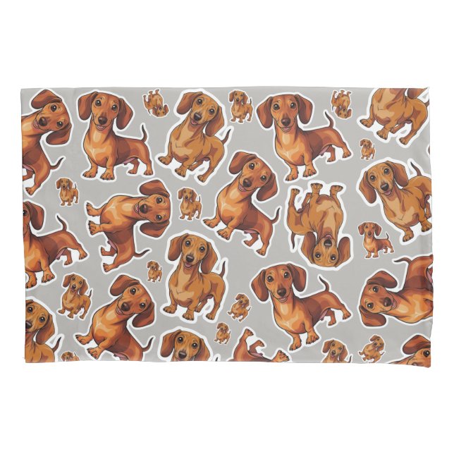 Cachshund Dog pillowcase (Frente)