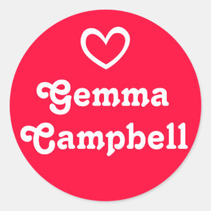 Caçoa a etiqueta aberta nomeada identificação d