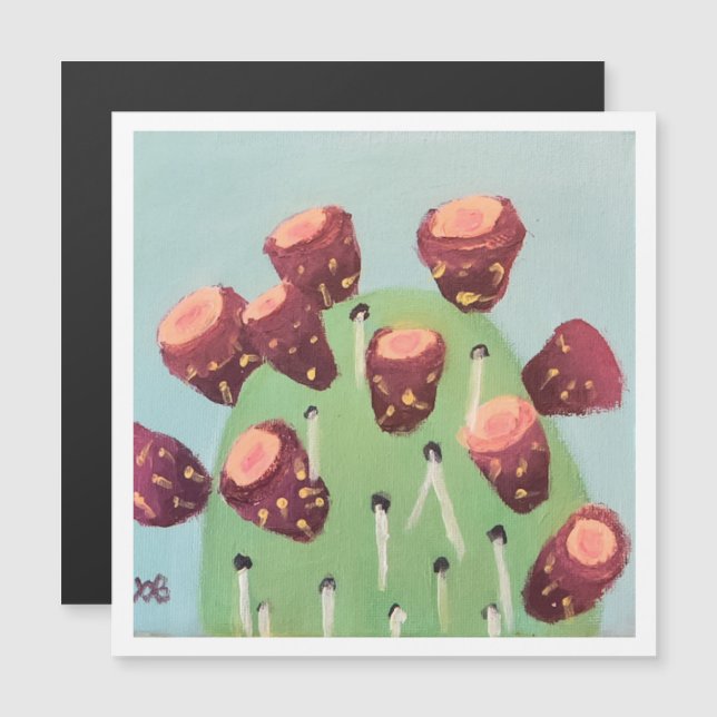 Cacto do Deserto Prickly Pear (Frente/Verso)