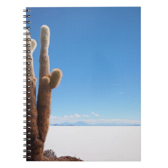 Cacto gigante no caderno de Salar de Uyuni (Frente)