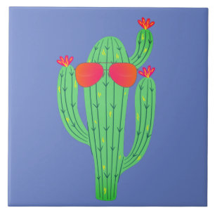 Cacto Saguaro Usando Óculos de Sol Divertido Sudoe