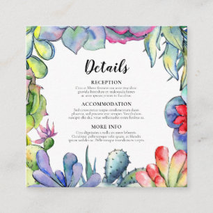 Cactos e succulents que wedding a informação do