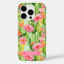 Cactos Personalizados com Aquarela Florida