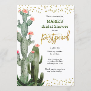 Cactus Adiou Convite De Anúncio