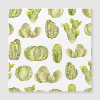 Cactus Bonito, Decoração Sem Costura De Aquarela.