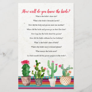 Cactus Como você conhece o cartão de noiva