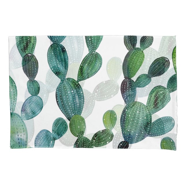 Cactus Craze: Tendência da Aquarela Tropical (Frente)