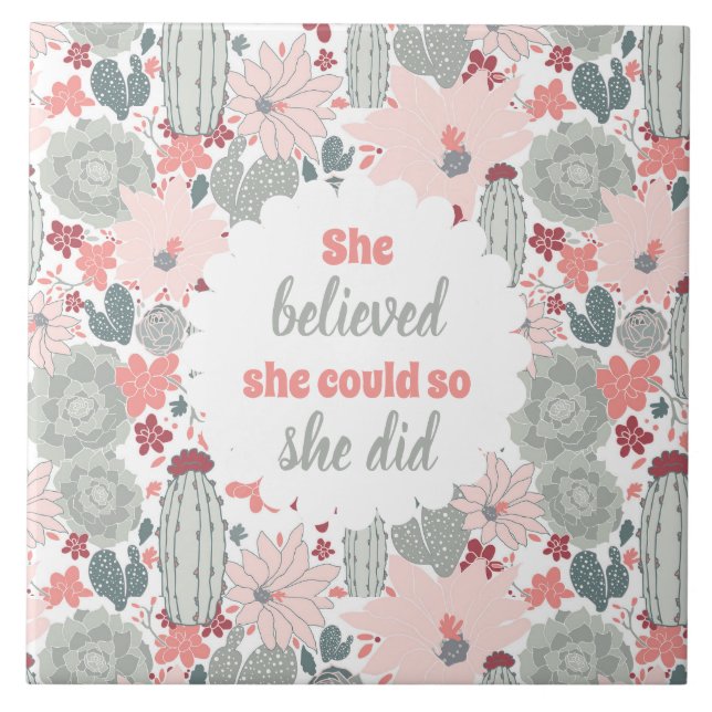 Cactus Ela Acreditava Que Podia. (Frente)