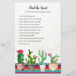 Cactus Fiesta Encontra o jogo de convidados